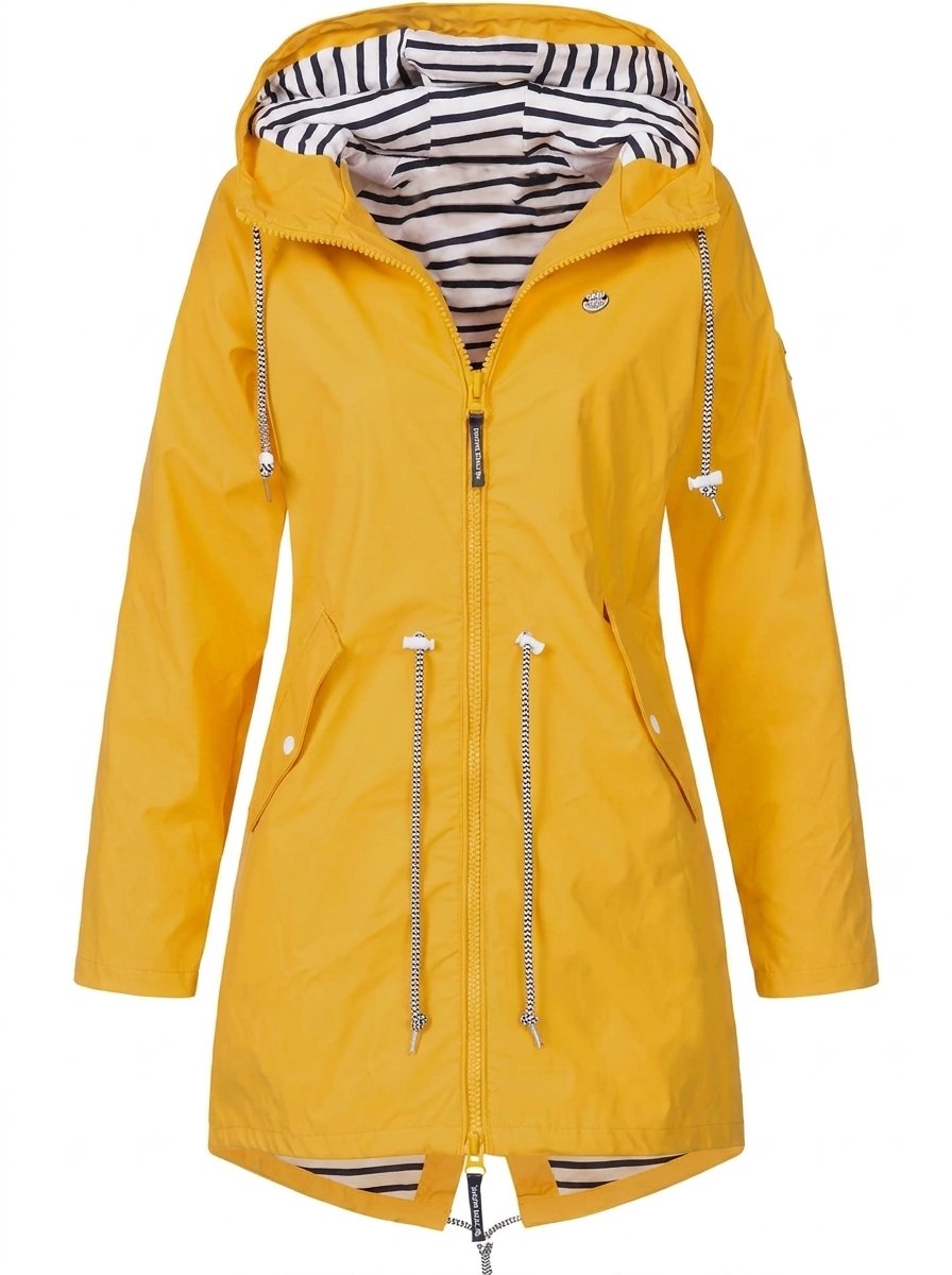 Maggie | Hooded Waterproof Coat with Drawstring