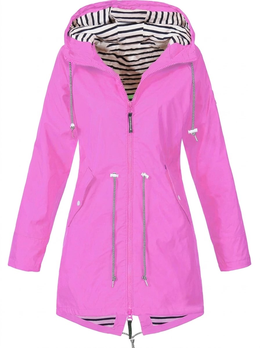 Maggie | Hooded Waterproof Coat with Drawstring
