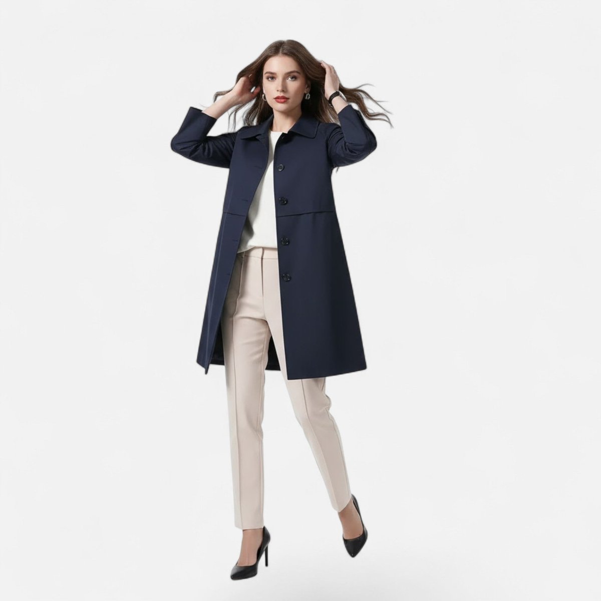 Margery | Tailored Mid-Length Coat
