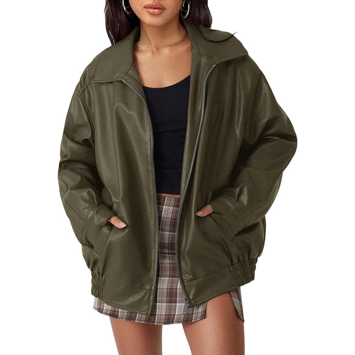 Nicole | Casual Zip-Up Bomber Jacket