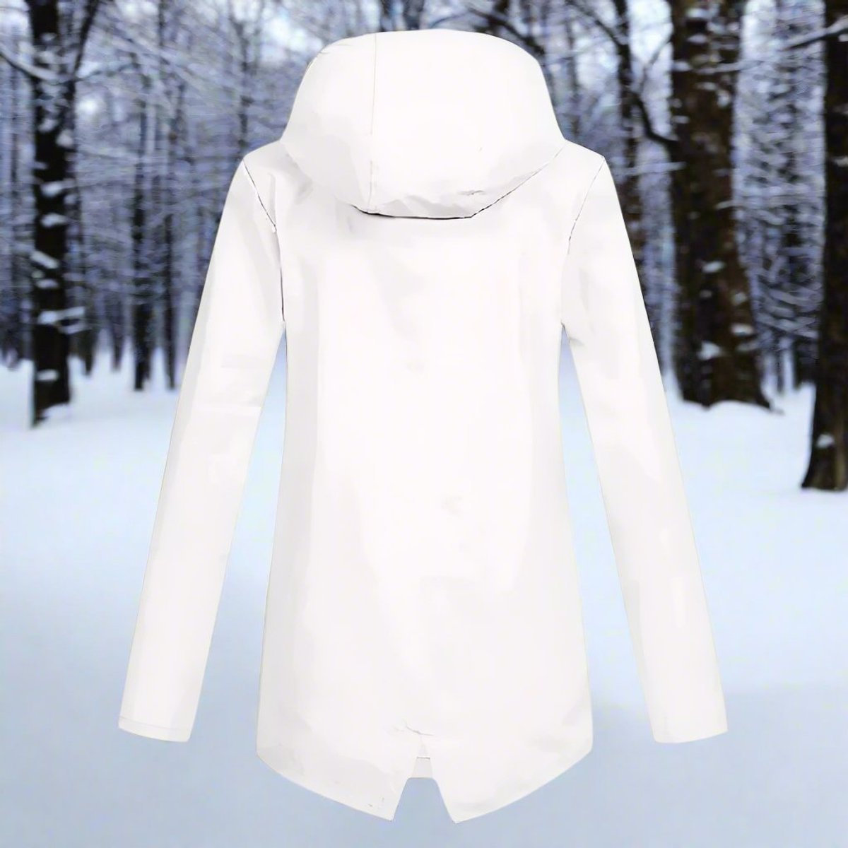 Loretta | Long Hooded Waterproof Coat