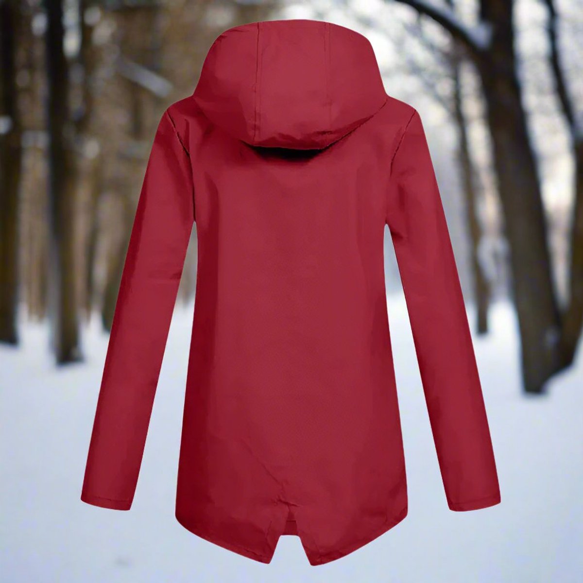 Lorraine | Hooded Waterproof Longline Rain Jacket