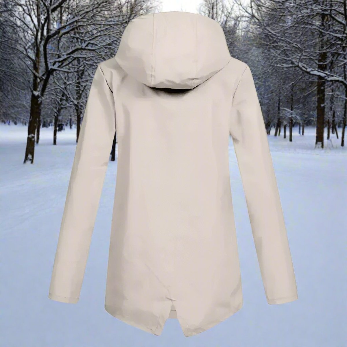 Loretta | Long Hooded Waterproof Coat