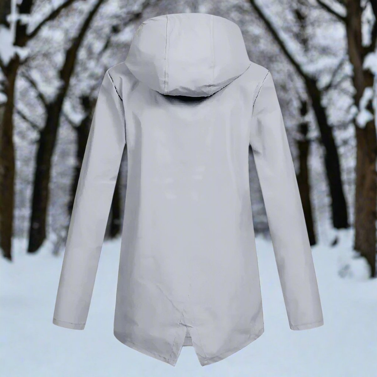 Loretta | Long Hooded Waterproof Coat